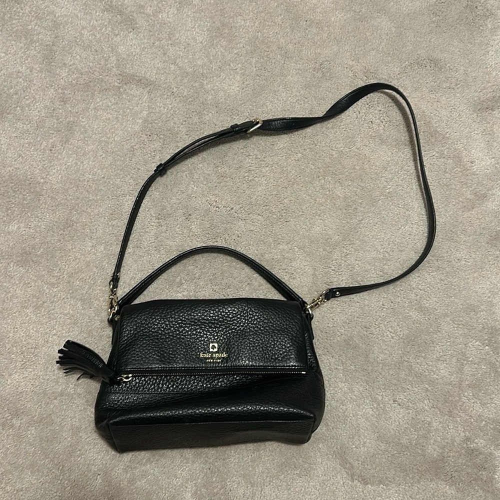 Kate Spade Black Crossbody Purse in excellent condition from smoke free home.